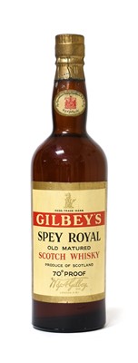 Lot 3042 - Gilbey's Spey Royal Old Matured Scotch Whisky,...