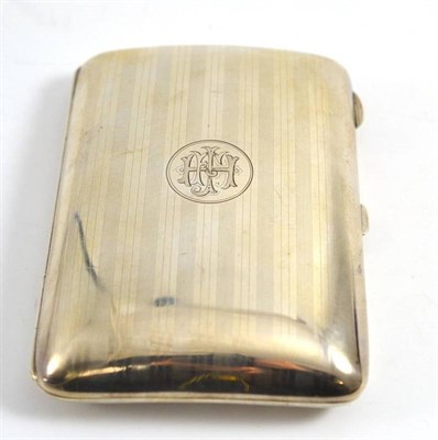 Lot 140 - Silver cigar case