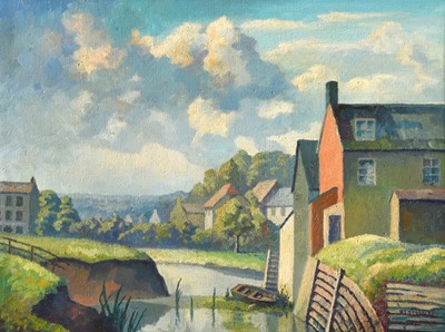 Lot 51 - Walter Steggles (1908-1997) "Sussex Landscape,...