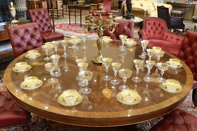 Lot 36 - A Salviati Glass Table Suite, late 19th/early...