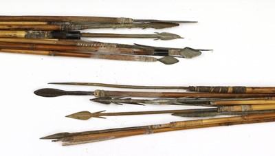 Lot 247 - A Collection of Five Various African Spears,...