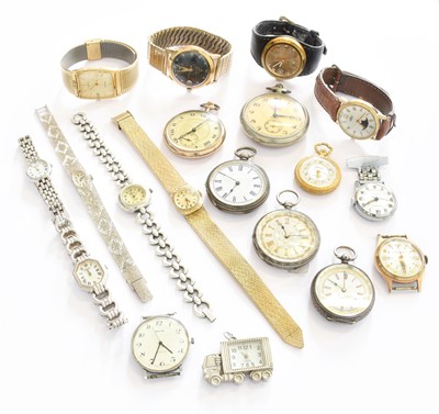 Lot 18 - A Selection of Lady's Fob Watches, Tissot 1970'...