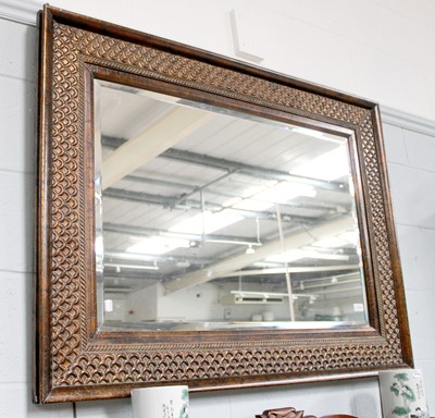 Lot 1204 - A ''Gallery'' Alberto Bronze model wall mirror,...