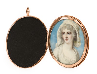 Lot 244 - Richard Cosway RA (1742-1821): Miniature Bust...