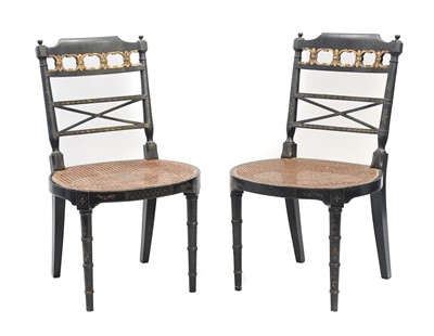 Lot 849 - Edward Garrett: A Pair of Regency-Style...