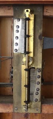 Lot 60 - A Superb  Symphonion Style No. 30ST 13.1/2-inch Upright Longcase Disc Musical Box Timepiece