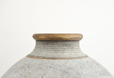 Lot 203 - Tim Andrews (born 1960): A Raku Vase, ovoid,...