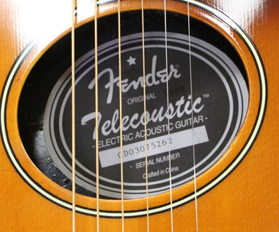 Lot 3090 - Fender Telecoustic Guitar