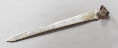 Lot 86 - A George V Silver Paper-Knife, by Thomas...