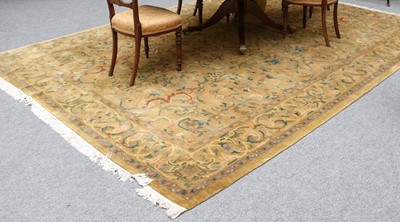 Lot 1001 - A Ziegler Design Rug, the mustard field with...