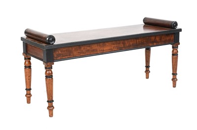 Lot 762 - A Regency-Style Mahogany and Ebonised Hall...