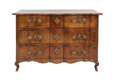 Lot 810 - An 18th Century Fruitwood Serpentine Shape...