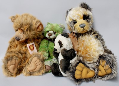 Lot 294 - Teddy Bears, comprising: a Charlie 'Arkwright'...