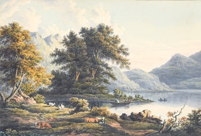 Lot 595 - Attributed to John Glover OWS (1767-1849) View...