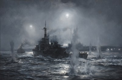 Lot 1233 - Montague Dawson (1890–1973) "HMS Amethyst...