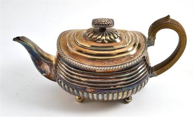 Lot 179 - Silver teapot, London 1817