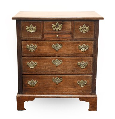 Lot 745 - A George III Mahogany Straight Front Chest of...