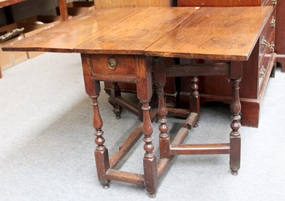 Lot 1169 - An 18th Century Oak Gateleg Table, 106cm by...