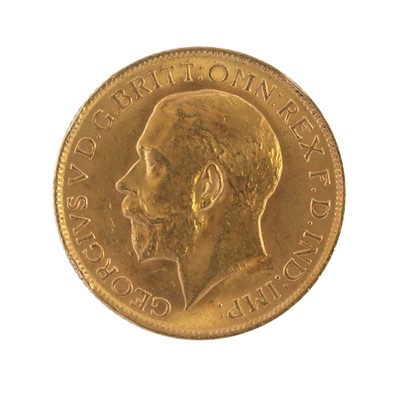 Lot 216 - George V, Sovereign 1913, obv. bare head left,...