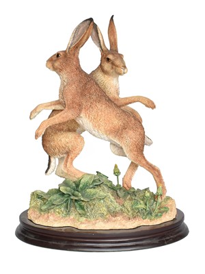 Lot 92 - Border Fine Arts 'The March Hares', limited...