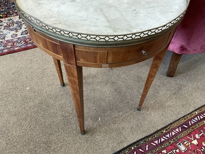 Lot 816 - A French Mahogany and Tulipwood Tables...