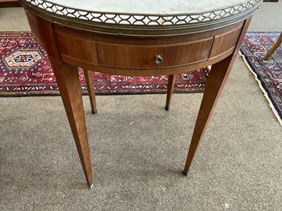 Lot 816 - A French Mahogany and Tulipwood Tables...