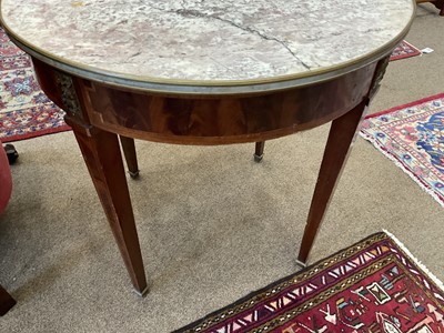 Lot 816 - A French Mahogany and Tulipwood Tables...