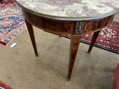 Lot 816 - A French Mahogany and Tulipwood Tables...