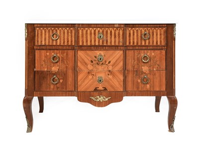 Lot 820 - An Early 20th Century Tulipwood, Parquetry and...