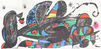 Lot 1058 - After Joan Miro (1893-1983) Spanish Abstract...