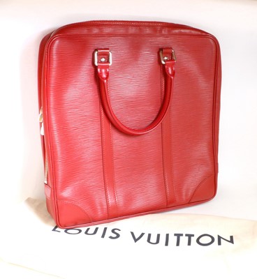 Lot 2232 - Circa 2005 Louis Vuitton Red Epi Leather...