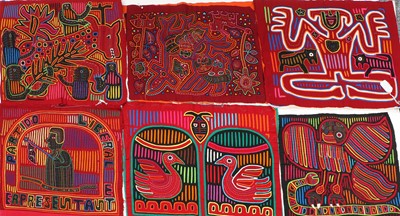 Lot 2154 - Collection of 20th Century Molas from San Blas...