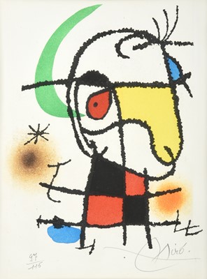 Lot 132 - Joan Miró (1893-1983) Spanish "Le Vent Parmi...