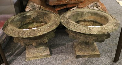 Lot 1105 - A Pair of Neo-Classical Style Cast Iron Garden...