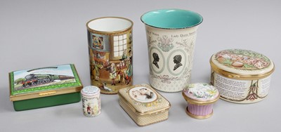 Lot 207 - Halcyon Days Enamels, 'Lloyds News' limited...