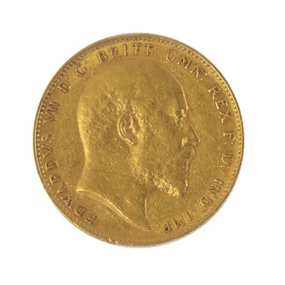 Lot 195 - Edward VII, Sovereign 1903; obv. bare head...