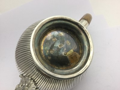 Lot 2034 - A George IV Silver Teapot