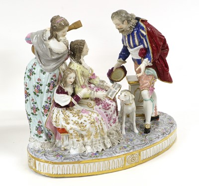 Lot 126 - A Samson Porcelain Figure Group, 19th century,...