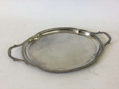 Lot 2111 - An Elizabeth II Silver Tray