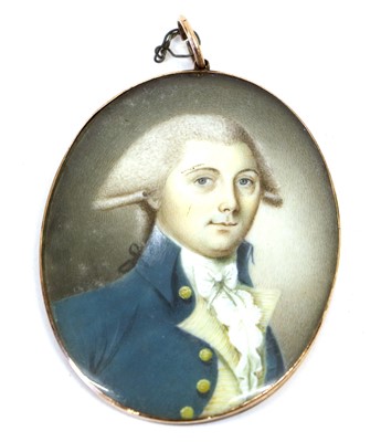 Lot 204 - English School, circa 1800: A Miniature Bust...