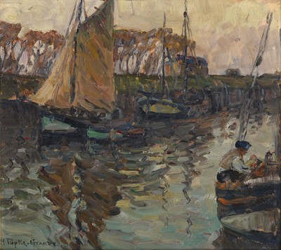 Lot 1232 - Helene Tupke-Grande (1871-1946) German Moored...