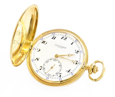 Lot 429 - An 18 Carat Gold Full Hunter Pocket Watch,...