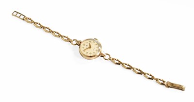 Lot 266 - A Lady's 9 Carat Gold Wristwatch, signed Rolex,...