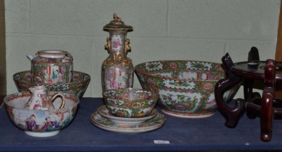 Lot 231 - Assorted Chinese famille rose pattern china (a.f.)
