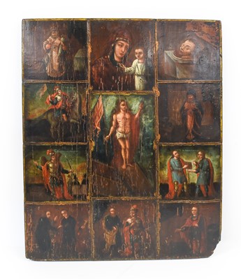 Lot 548 - An Icon, probably Georgian, 19th century,...