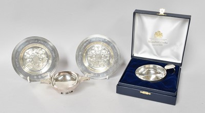 Lot 15 - Four Elizabeth II Silver Items, comprising two...