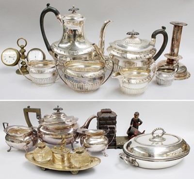 Lot 300 - A Collection of Silver Plated Items, including...