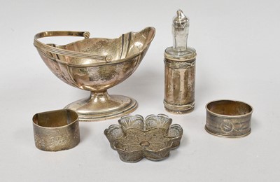 Lot 29 - A Collection of Assorted Silver, including a...
