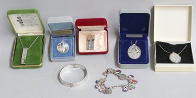 Lot 32 - A Collection of Assorted Silver and Silver...