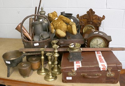 Lot 363 - Assorted Metalwares and Wooden Items,...